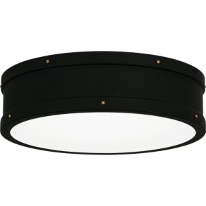 Quoizel Fixture LED Flush Mount in Matte Black by Quoizel