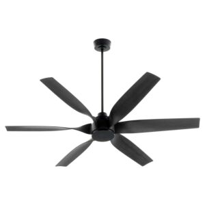 Kimbo 1-Light 60" Patio Fan in Matte Black