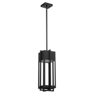 Al Fresco 1-Light LED Pendant in Textured Black