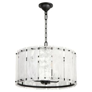 Prestige Four Light Pendant in Matte Black by Quorum International