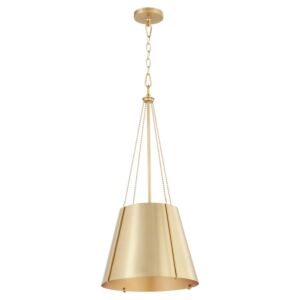 Denise One Light Pendant in Aged Brass by Quorum International