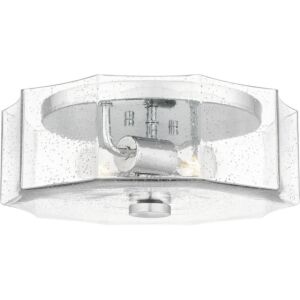 Quoizel Flush Mount Two Light Flush Mount in Polished Chrome by Quoizel