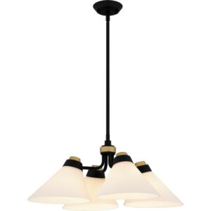 Quoizel Pendant 4-Light Pendant in Matte Black