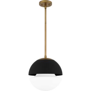 Quoizel Piccolo Pendant One Light Mini Pendant in Weathered Brass by Quoizel