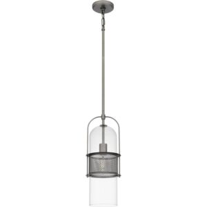 Quoizel Piccolo Pendant 1-Light Mini Pendant in Antique Nickel