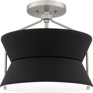 Quoizel SemiFlush Mount Two Light Semi Flush Mount in Brushed Nickel by Quoizel