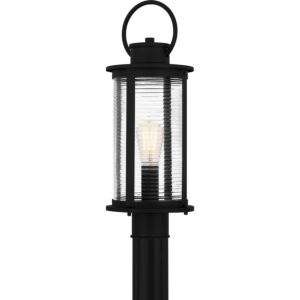 Tilmore One Light Outdoor Post Mount in Matte Black by Quoizel