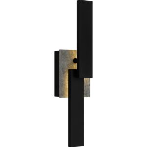 Todman LED Outdoor Wall Mount in Earth Black by Quoizel