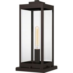 Westover One Light Outdoor Pier Base in Western Bronze by Quoizel