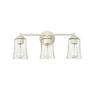 Abilene 3-Light Bathroom Vanity Light in Cottage White