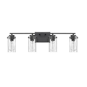 Serena Four Light Vanity in Matte Black by Millennium