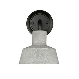 Lloyd One Light Outdoor Wall Sconce in Textured Cement by Millennium