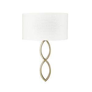 Rylee One Light Wall Sconce in Vintage Brass by Millennium