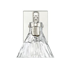 Barlon 1-Light Wall Sconce in Polished Nickel