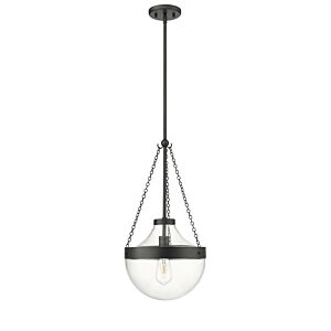 Clarra One Light Pendant in Matte Black by Millennium