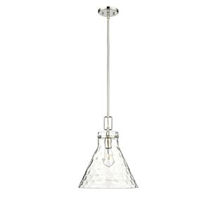 Barlon One Light Pendant in Polished Nickel by Millennium