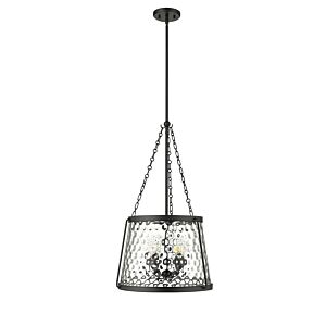 Adabella Five Light Pendant in Matte Black by Millennium