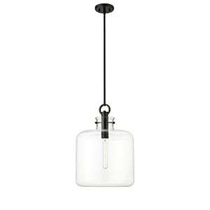 Hayloft One Light Pendant in Matte Black by Millennium