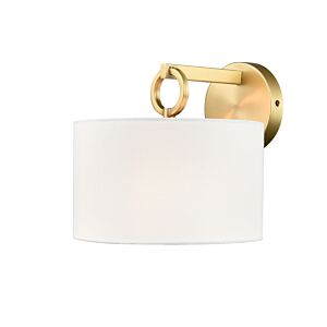 Braxstan One Light Wall Sconce in Vintage Brass by Millennium