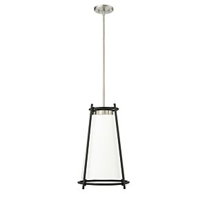 Milroe 1-Light Pendant in Brushed Nickel