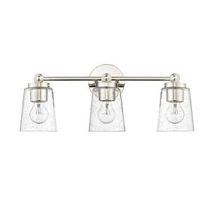 Lauryn 3-Light Bathroom Vanity Light in Polished Nickel