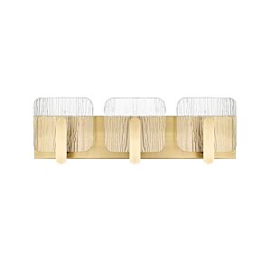 Rimini 3-Light Bathroom Vanity Light in Vintage Brass