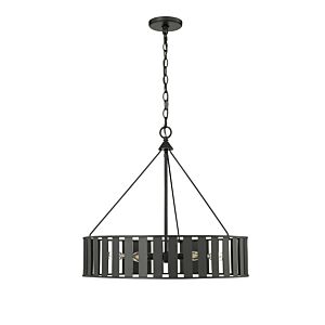 Stella 6-Light Chandelier in Matte Black