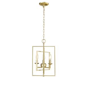 Nellis 4-Light Pendant in Modern Gold