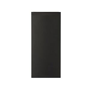 Vegas One Light Outdoor Wall Sconce in Powder Coated Black by Millennium