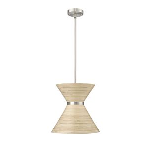 Jaycen One Light Pendant in Brushed Nickel by Millennium