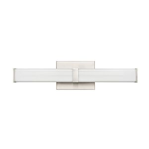 Tron LED Bathroom Vanity Light in Brushed Nickel