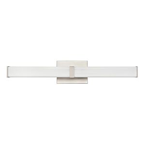 Tron LED Bathroom Vanity Light in Brushed Nickel