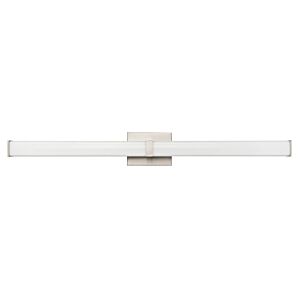 Tron LED Bathroom Vanity Light in Brushed Nickel