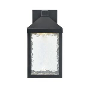 Aaron LED Outdoor Wall Sconce in Powder Coated Black by Millennium