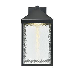 Aaron LED Outdoor Wall Sconce in Powder Coated Black