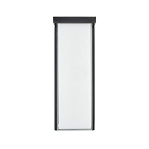 LED Outdoor Wall Sconce in Powder Coated Black