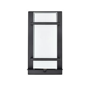 LEDOutdoorWallSconceinPowderCoatedBlackbyMillennium