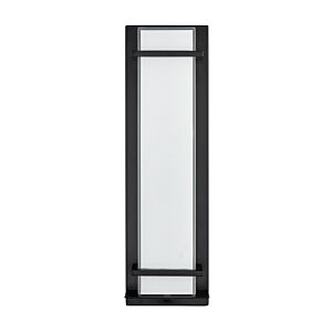 LED Outdoor Wall Sconce in Powder Coated Black