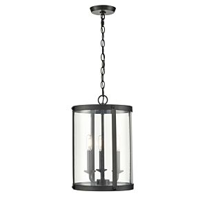 Aydenn Three Light Pendant in Matte Black by Millennium