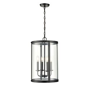 Aydenn Four Light Pendant in Matte Black by Millennium