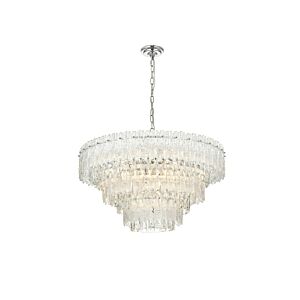 Emilia 10-Light Pendant in Chrome