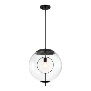 Celeste 1-Light Pendant in Matte Black