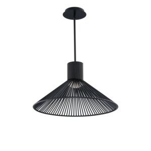 Cappe 1-Light LED Pendant in Black