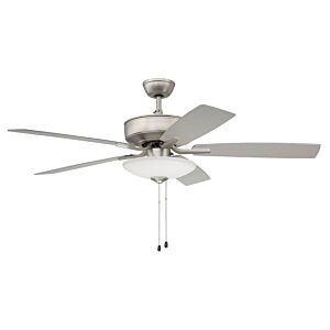 Hastings 3-Light 52" Hanging Ceiling Fan in Brushed Nickel