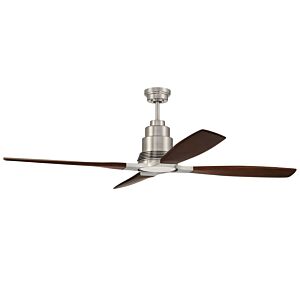 Ricasso 60"Ceiling Fan in Brushed Polished Nickel by Craftmade