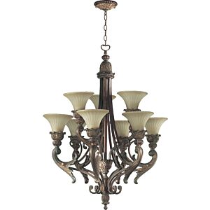 MADELEINE 9-Light Chandelier in Corsican Gold