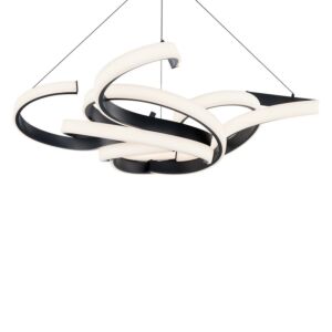 Woven LED Chandelier in Black by Modern Forms