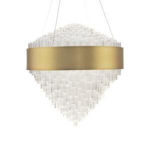 Luzerne LED Pendant in Aged Brass by Modern Forms