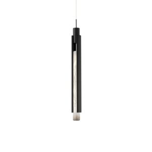 Saber LED Mini Pendant in Black by Modern Forms