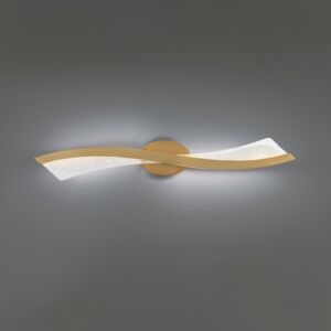 Ascot LED Bathroom Bathroom Vanity Light Bathroom Vanity Light in Aged Brass by Modern Forms